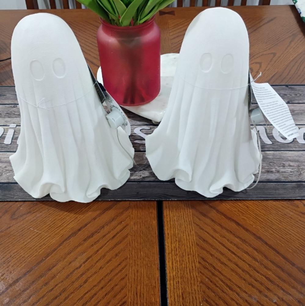 Martha Stewart Cheese Cloth Ghost Pair